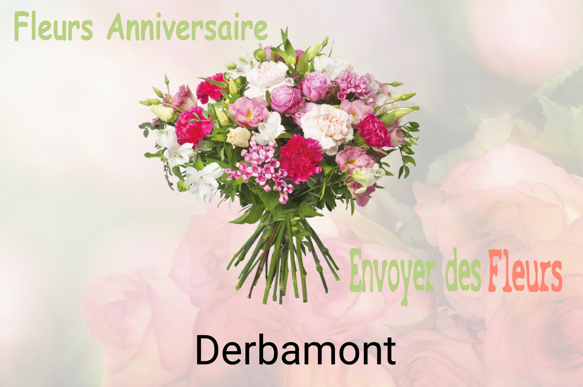 Bouquet de fleurs d’anniversaire livré à Derbamont